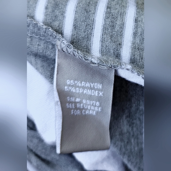 NWT Joan Vass Striped Tank Top - Picture 5 of 6